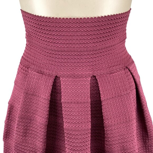 Girls From‎ Savoy Anthropologie Skirt Size X-Small/Small Textured A-Line - Picture 5 of 8